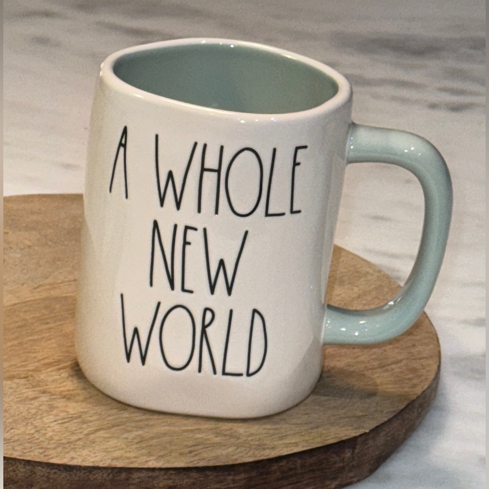 Rae Dunn Disney A Whole New World Princess Jasmine Aladdin Coffee Mug